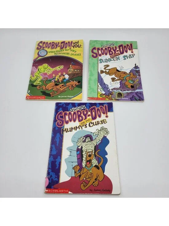 SCOOBY DOO Lot of 3 Chapter Books by James Gelsey - CB024