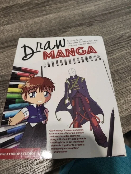 DRAW MANGA - Step-by-Step Character Construction NEW BOOK Sweatdrop studios