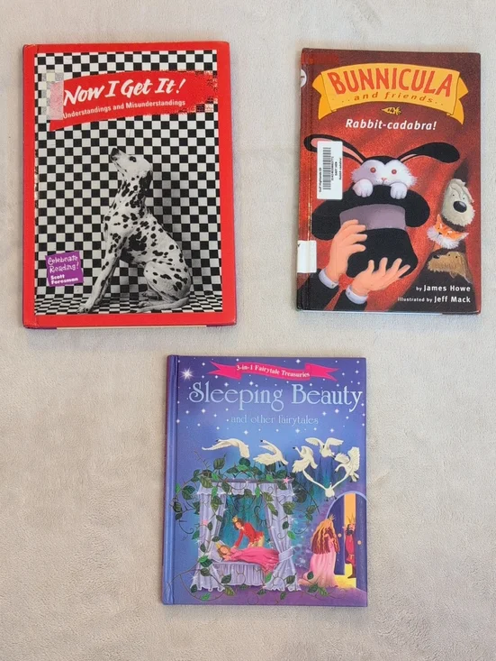 Children's Classic Storybook Bundle 3 Book Lot Illustrated Kids Books