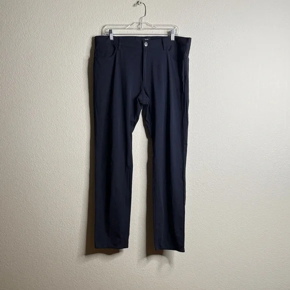Theory Raffi slim fit trousers men’s 36 EUC navy blue
