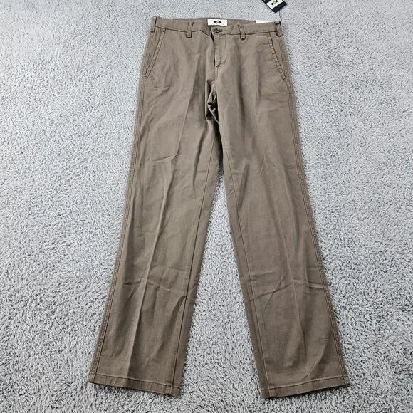 Joseph Abboud Pants 32x32 Khaki Brown Chino Comfort Stretch Preppy Casual NWT