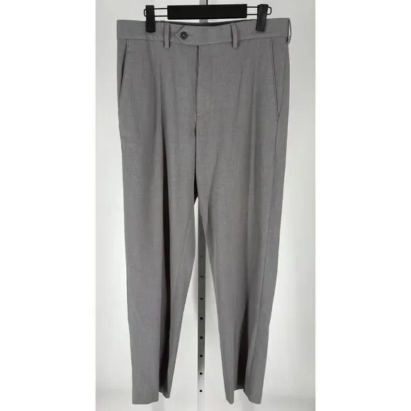 Croft & Barrow Mens Grey Dress Pants