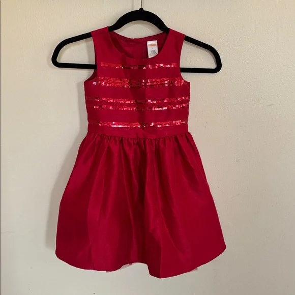 Gymboree red sequence dress