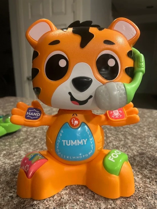 Fisher Price Link Squad Bop & Groove Tiger Interactive Musical Toy baby