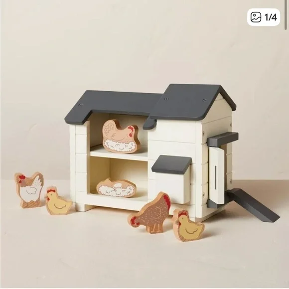 Toy Chicken Coop Set - 8pc - Hearth & Hand Magnolia NIB
