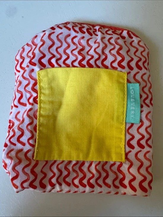 Lovevery Baby Crinkle Bag 0-3 Months Toy Organic Cotton