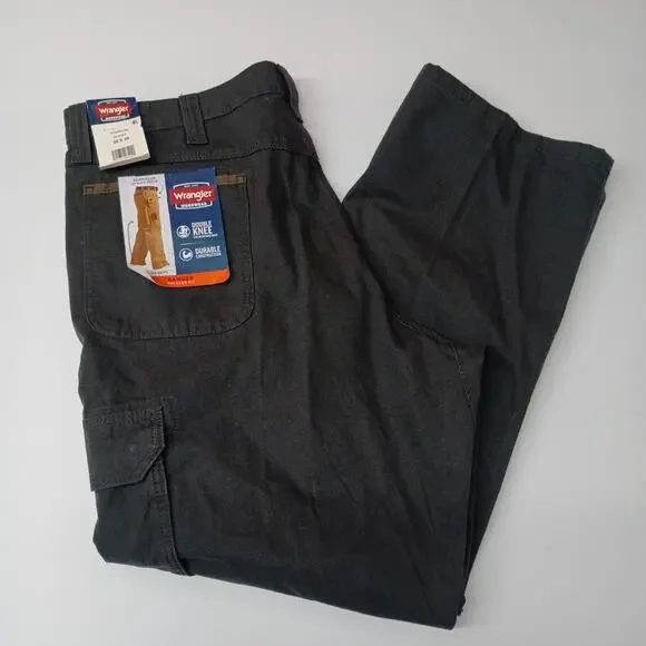 Wrangler Relaxed Ranger‎ Cargo Pants Men's Size 38x30 Black