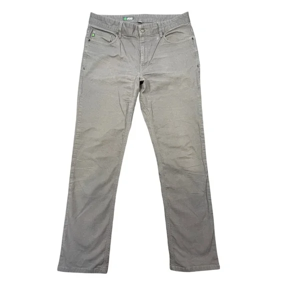 Stio Grey Rivet Canvas Stretch Outdoor Pants Men 34L