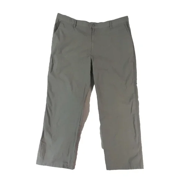 Woolrich chino pants men's 42 x 30 Grey Outdoor Flex stretch