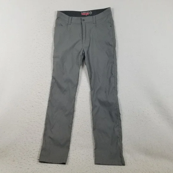 Wrangler All Terrain Gear ATG Pants Mens 36x34 Gray Nylon Hiking Stretch Outdoor