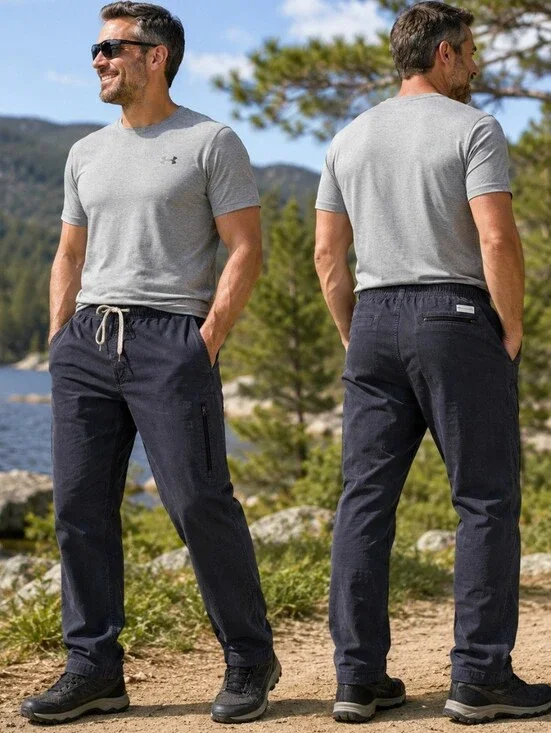 Vuori Men’s Navy Ripstop Drawstring Pants XL Gorpcore