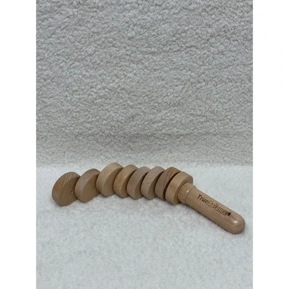 TrueBalance Coordination Game Natural Wood Magnetic Skill Toy Fidget Handheld