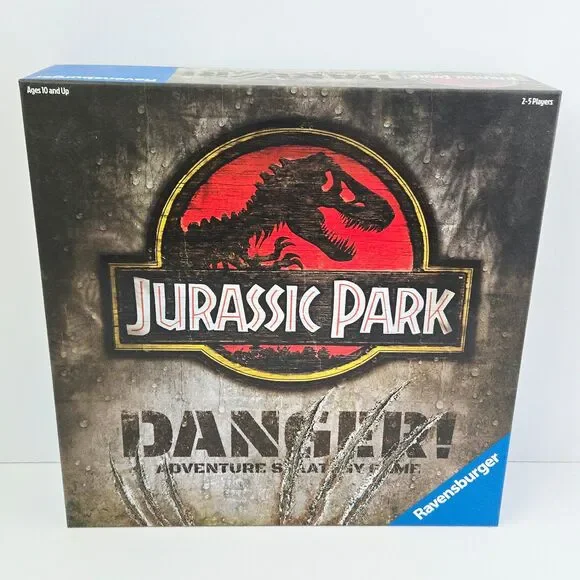 Ravensburger Jurassic Park Board Game Opened but Never Used Strategy Retro Movie