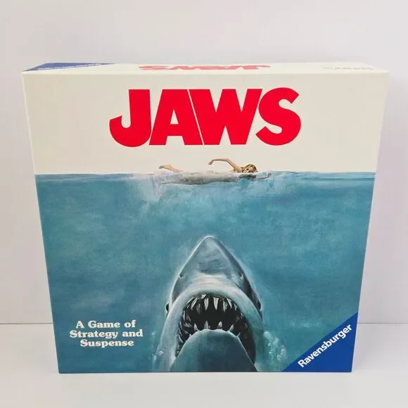 Ravensburger Jaws Board Game Sealed Retro Horror Shark Strategy Gift Ready!