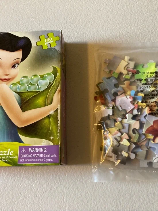 Cardinal Disney Fairies Tinker Bell Lost Treasure 100pc Interlocking Puzzle