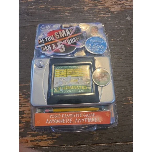 New Are You Smarter than a 5th Grader - Electronic Touch Screen Game