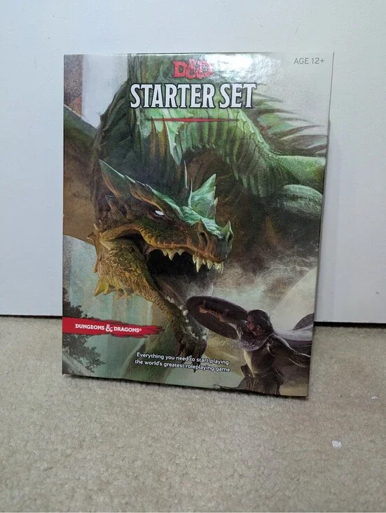 D&D Starter Kit with Adventure, Characters and Dice
