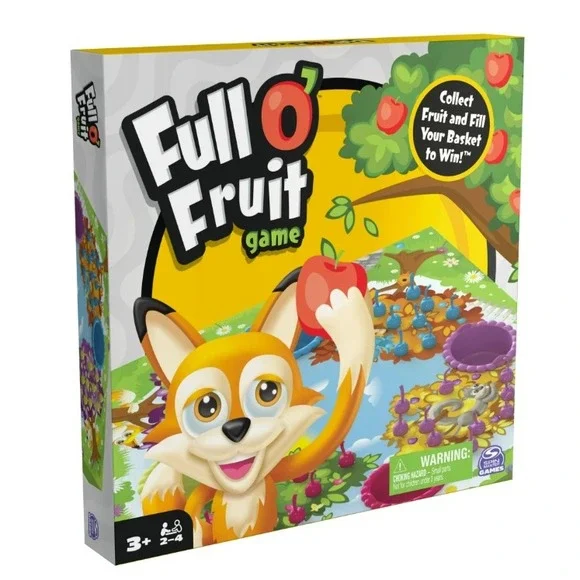 Spin Master Full O Fruit Board Game‎ Preschool Educational Counting Game Ages 3+