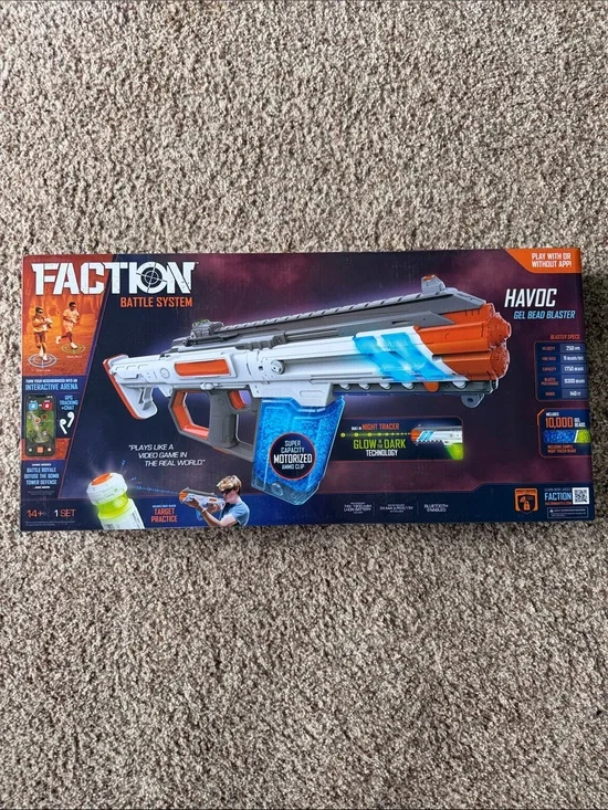 Havoc Gel Bead Blaster - White, Orange & Blue