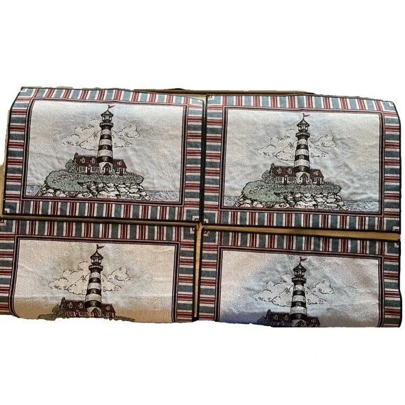 4 Nautical Lighthouse Beach house‎ cottage Table Placemats Sea
