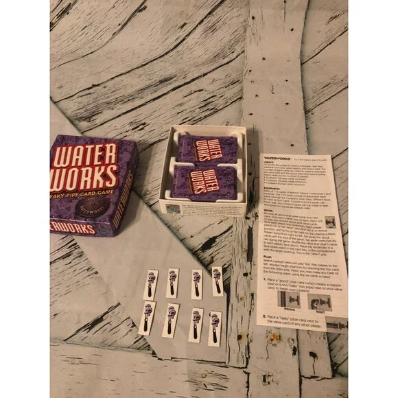 waterworks card game, leaky pipe