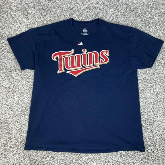 Minnesota‎ Twins Shirt Mens XL Blue MLB Baseball Eddie Rosario 20 T Shirt Tee
