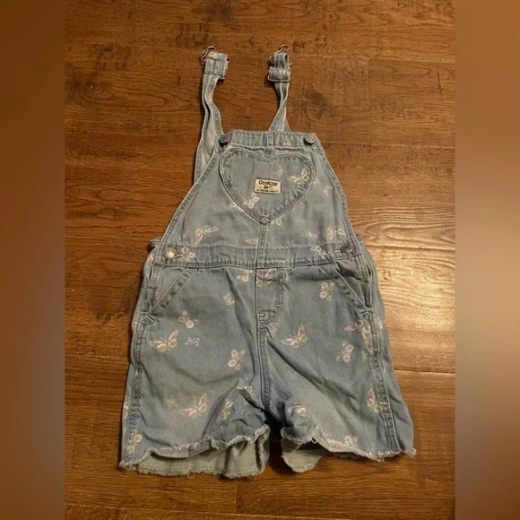 Osh Kosh butterfly overalls girls 5