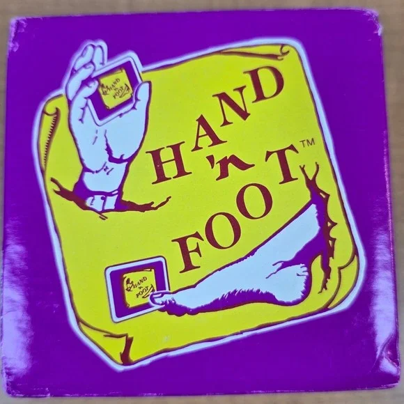 Hand 'N Foot Game Vintage Complete Instructions Medieval Lord Canasta Rummy NIB