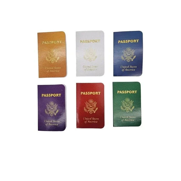 Clue Secrets in Paris 2009 Replacement Parts Set of 6 Passports Complete Hasbro