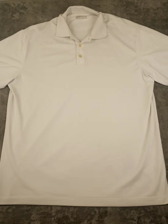 Nike Men's Golf Nike Dri-FIT  Performance White Polo Size XXL