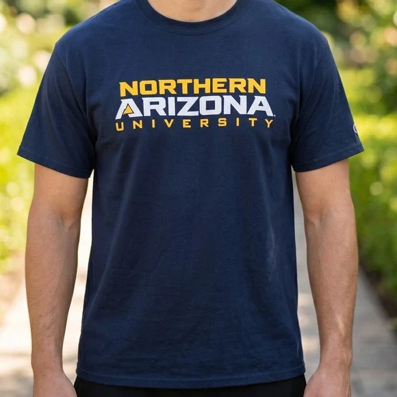 Champion Northern Arizona University NAU Lumberjacks Navy Blue T-Shirt XL
