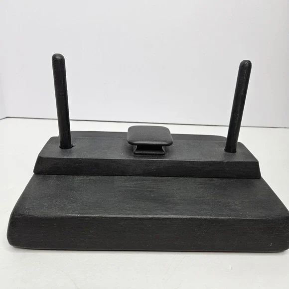 Napkin Holder Black Solid‎ Wood