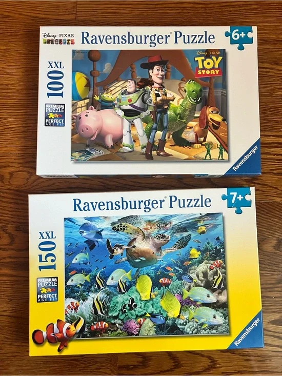 Ravensburger Bundle: Toy Story 100 Pieces & Underwater Paradise 150