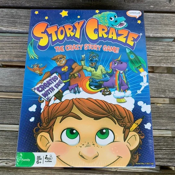 Story Craze The Crazy Story Game StoryClub Games Creative Writing Kid Age 6+ NEW