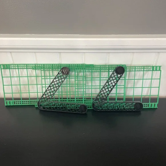 Vintage NERF Ping Pong Net 4 Pieces Replacement Table Tennis Parts and 2 Stands