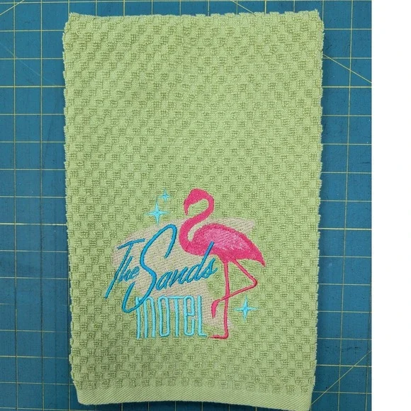 The Sands Hotel Retro Mid Century Modern Kitchen Bath Bar Towel Great Gift Idea!
