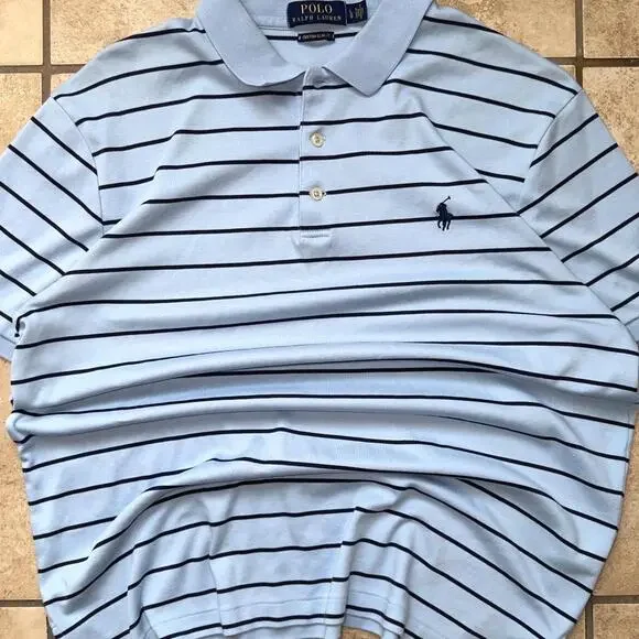 Polo by Ralph Lauren Custom Slim Fit Short Sleeve Polo Shirt - Size L