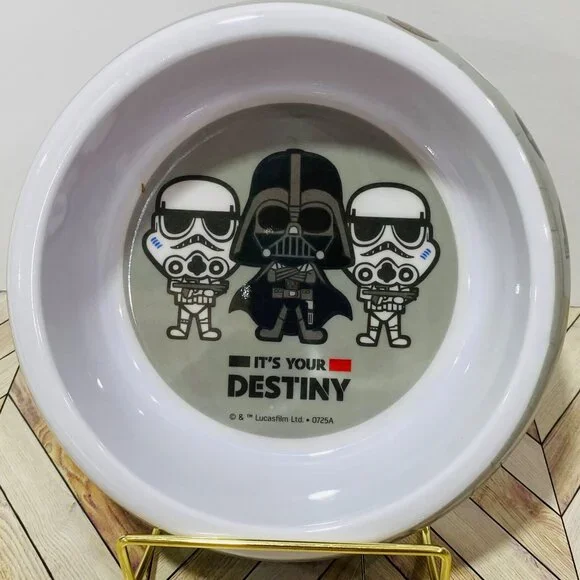 Disney Star Wars Melamine Pet Bowl New!