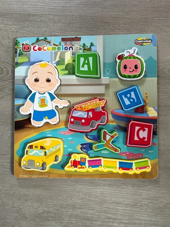 Kids Puzzle Board Toy - Colorful Educational Playset (Multicolor)