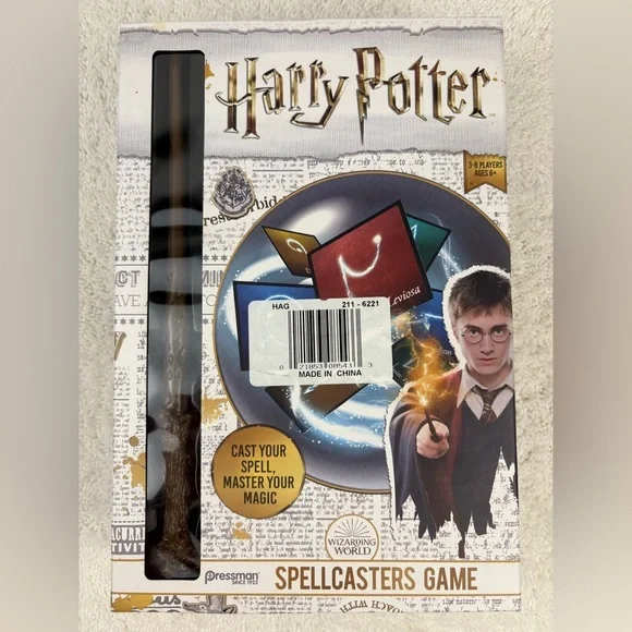 Harry Potter Spellcaster Game by Pressman-A Wand-Based Magic-Casting Game