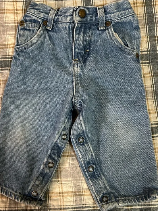 Vintage OshKosh Lightwash Denim Jeans - 12M