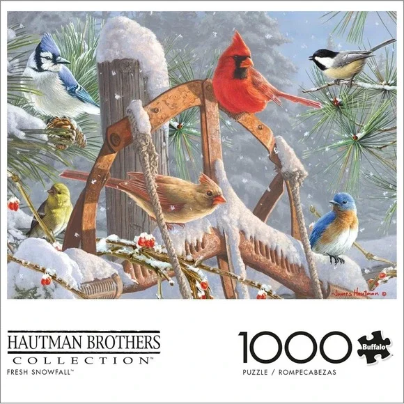 Buffalo Games - Hautman Brothers - Fresh Snow - 1000 Piece Puzzle