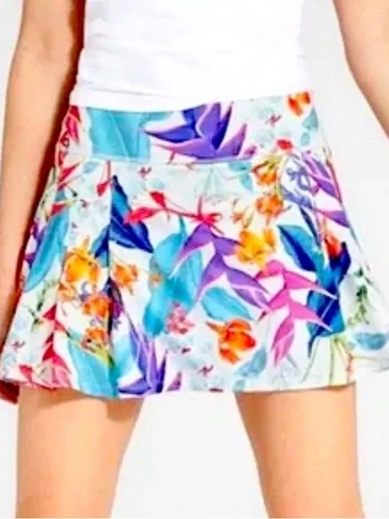 Athleta Speed Skort ✧ Tropical Floral ✧ Size M
