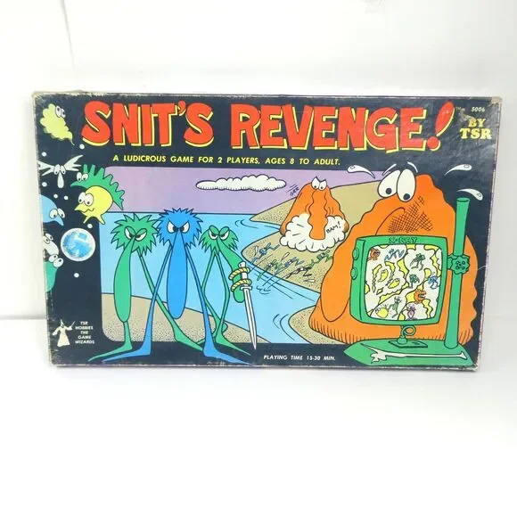 Snit’s Revenge TSR Board Game Vintage 1980 AS IS