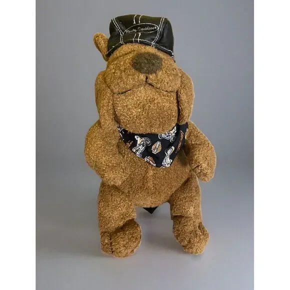 Harley Davidson‎ Knucklehead Bulldog Plush 2003 - VERY GOOD CONDITION!