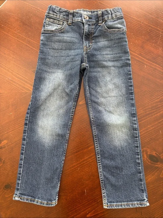 OshKosh B'gosh Straight Leg Faded Blue Jeans
