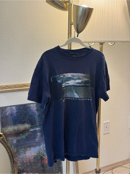 Harley-Davidson Navy Short Sleeve Graphic Tee
