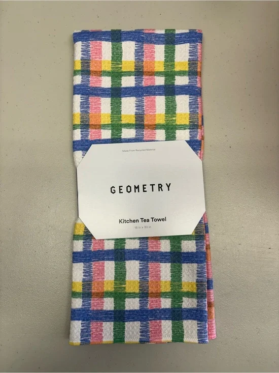 NWT Geometry Tea Towel