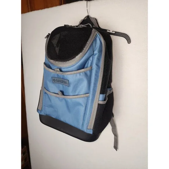 Sherpa Blue Pet Carrier Backpack - Comfortable Travel Dog Carrier