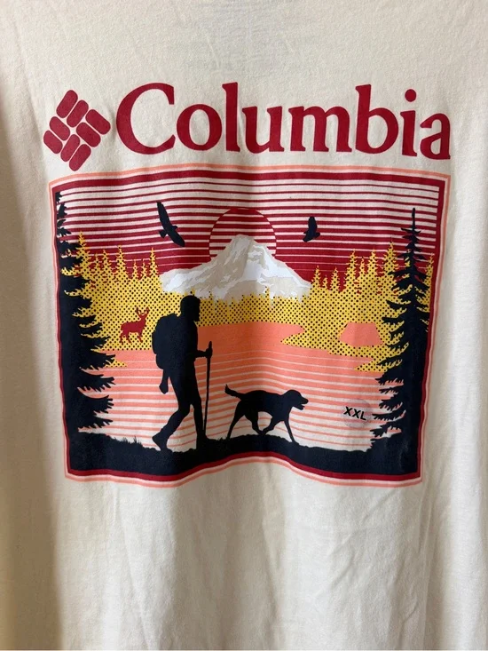 NWOT Columbia Graphic Hiking T-Shirt XXL |   Gorpcore Outdoors Camping
